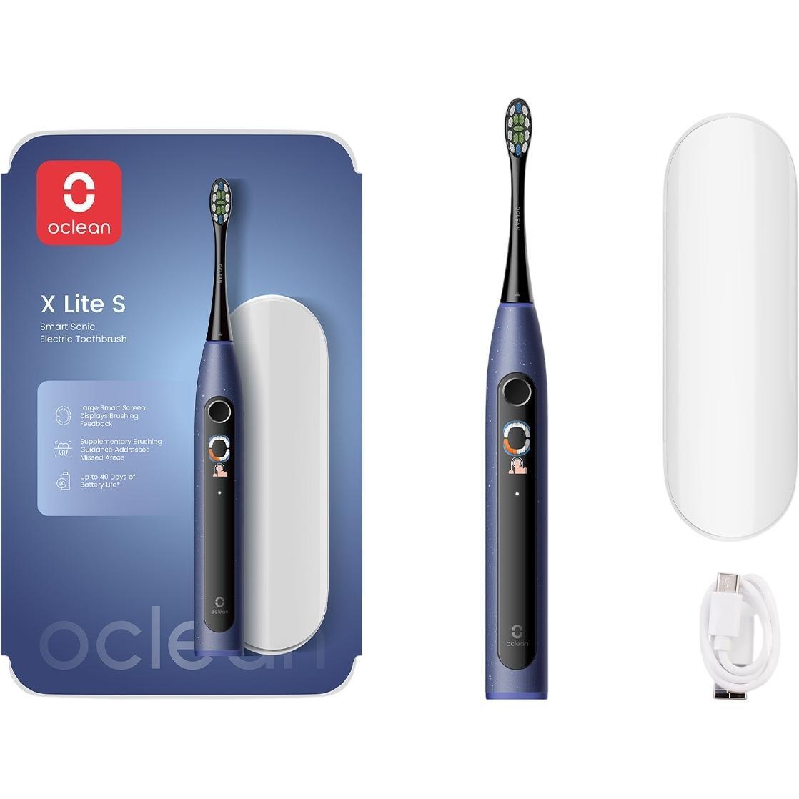 Электрическая зубная щетка Oclean X Lite Set Blue фото 1