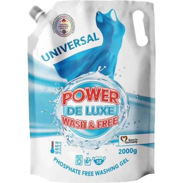 

Гель для стирки Power De Luxe универсальный DOYPACK 2000г