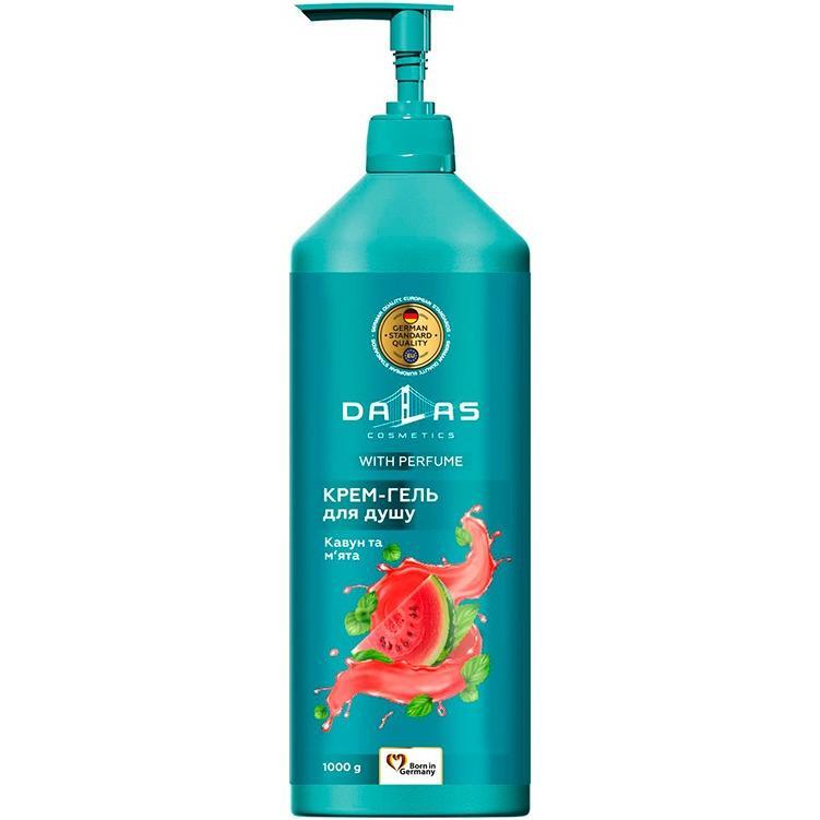 Крем-гель для душа Dalas Арбуз и мята 1000г фото 1