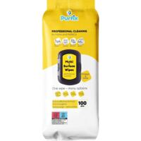 Серветки вологі для прибирання Purfix універсальні 100 шт