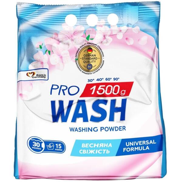 Стиральный порошок ProWash Весенняя свежесть Универсальный 1,5 кг