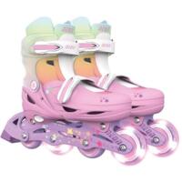 Роликові ковзани Neon Inline, розмір 30-33 веселка (NI04R4)