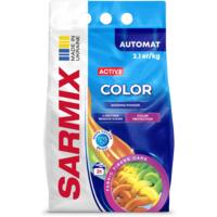 Пральний порошок Sarmix Active Color для всіх типів прання 2,1 кг