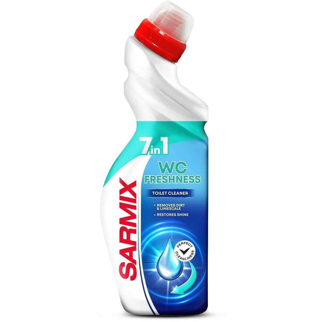 Средство для чистки сантехники Sarmix свежесть 750 мл фото 1