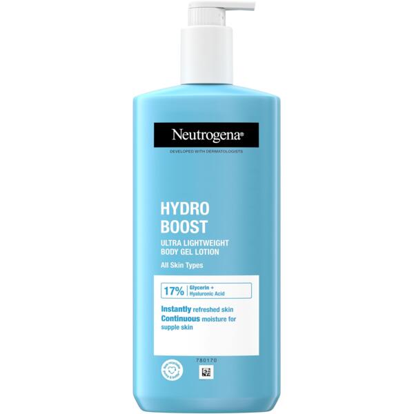 

Легкий гель-лосьон для тела Neutrogena Hydro Boost 400 мл