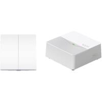 Комплект умный хаб TP-LINK Tapo H200 и выключатель света, 2-канальный 1-сторонний TP-LINK Tapo S220 868 MHz 250V 4A
