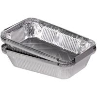 Контейнер для продуктов одноразовый Pro service алюминиевый SP64L прямоугольный 960мл 100 шт