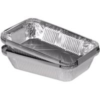 Контейнер для продуктов одноразовый Pro service алюминиевый SP24L прямоугольный 430 мл 100 шт