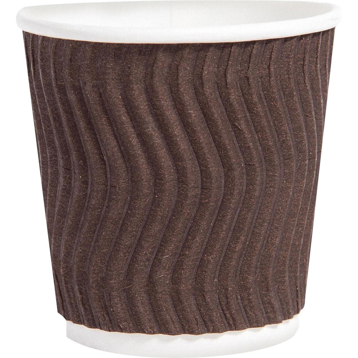 Стакан Pro service паперові Riple Коричневі 110 мл 20 штфото