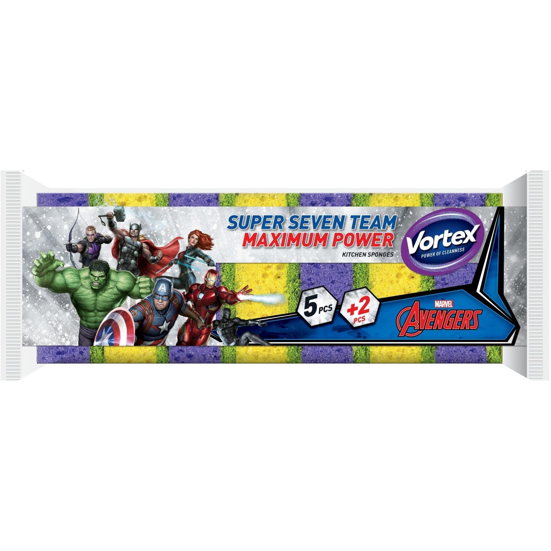 Губки кухонні Vortex 5+2 штфото1