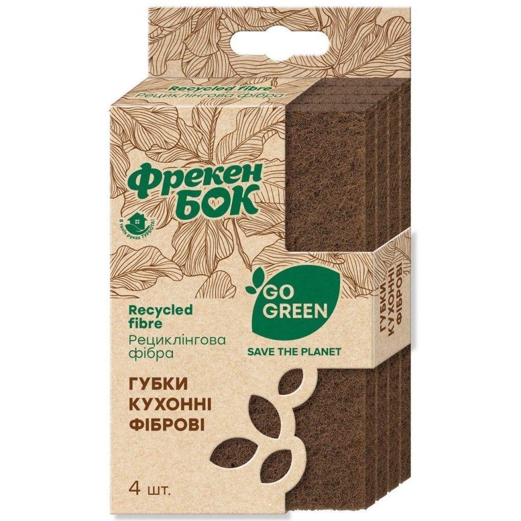Губки кухонні Фрекен Бок Go Green фіброві 4 штфото1