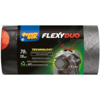 Пакети для сміття Фрекен Бок Flexyduo із затяжками 70л 10шт