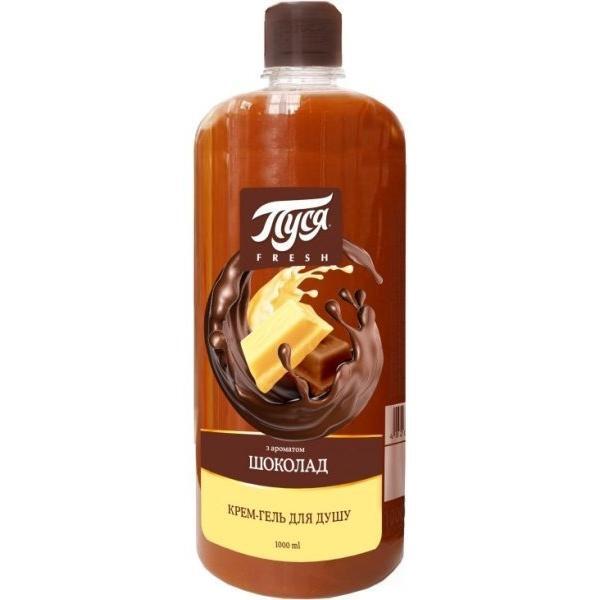 Гель для душа Пуся с ароматом Шоколад 1000 мл фото 1
