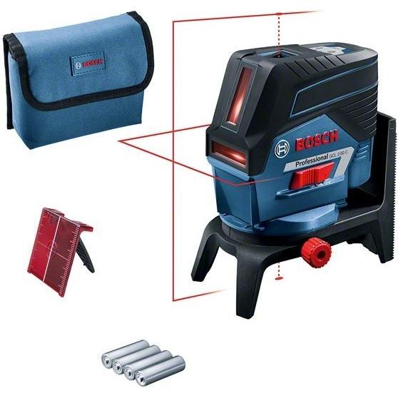 

Нивелир лазерный Bosch GCL2-50C+RM2 до 20м, ±0.3мм/м, 4AAx1.5В (0.601.066.G00)