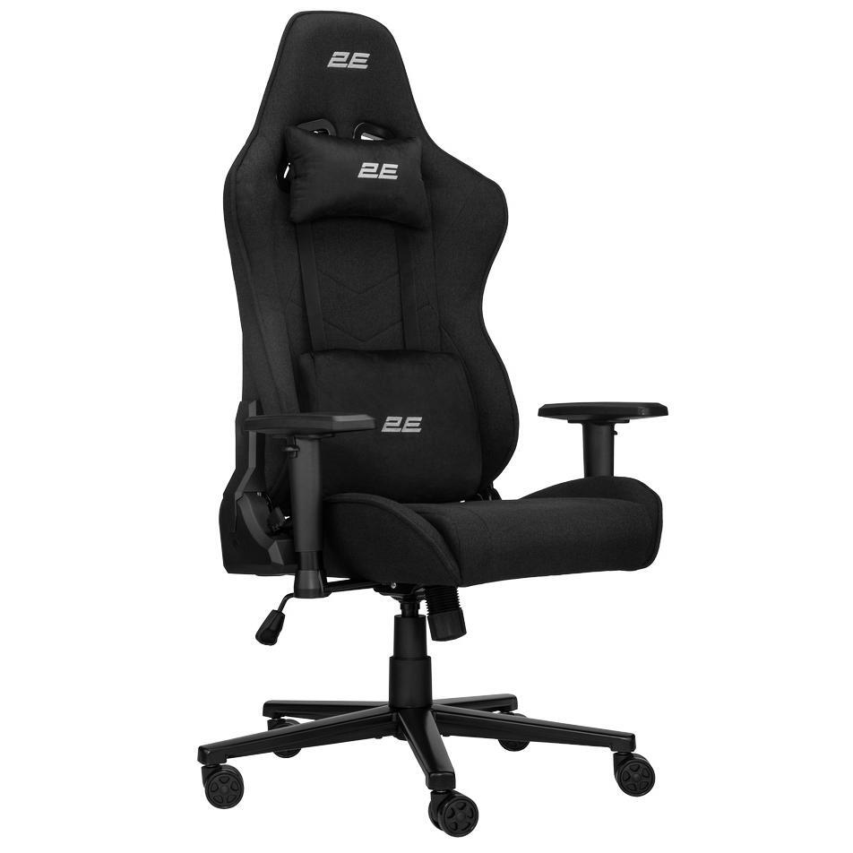 Крісло ігрове 2E Gaming BUSHIDO Lite Blackфото1