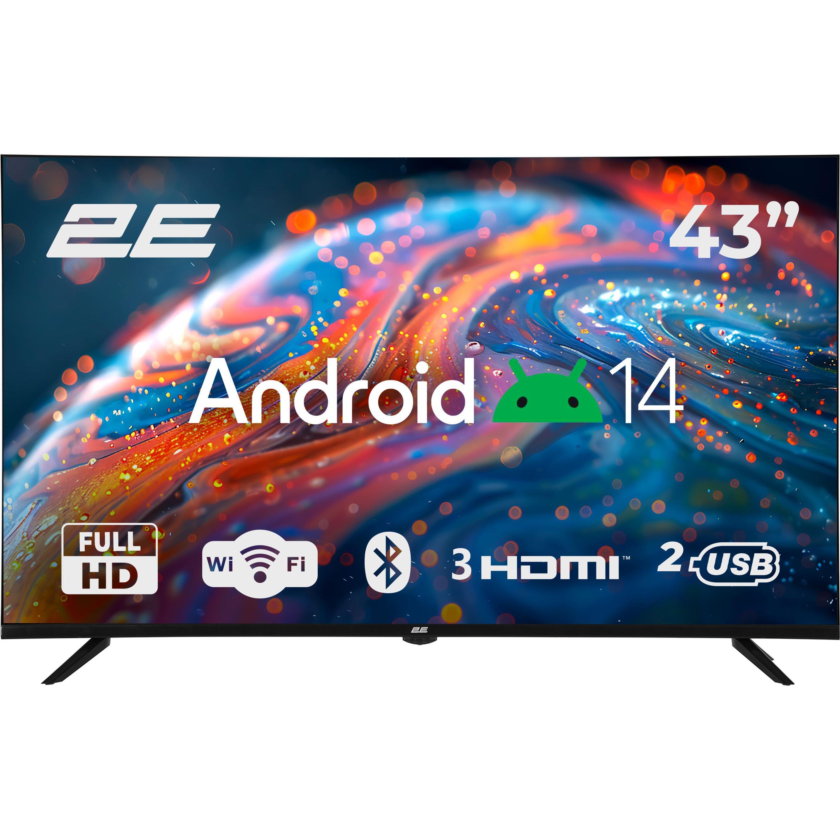 Телевизор 2E 43A07B Android TV (2E-43A07B) фото 1