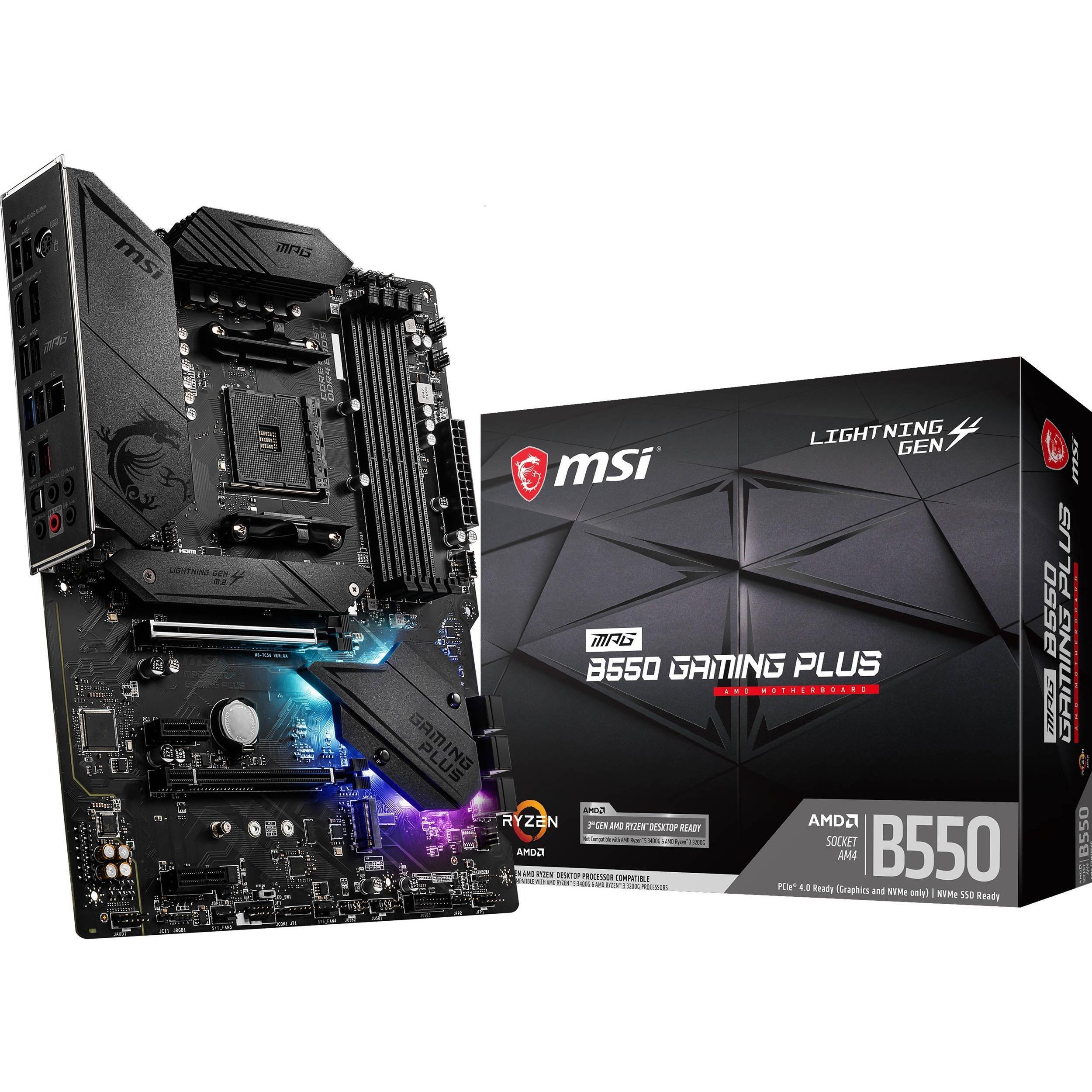 Материнcкая плата MSI MPG B550 GAMING PLUS (911-7C56-075) фото 1