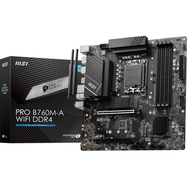 Материнcкая плата MSI PRO B760M-A WIFI (911-7D99-055)