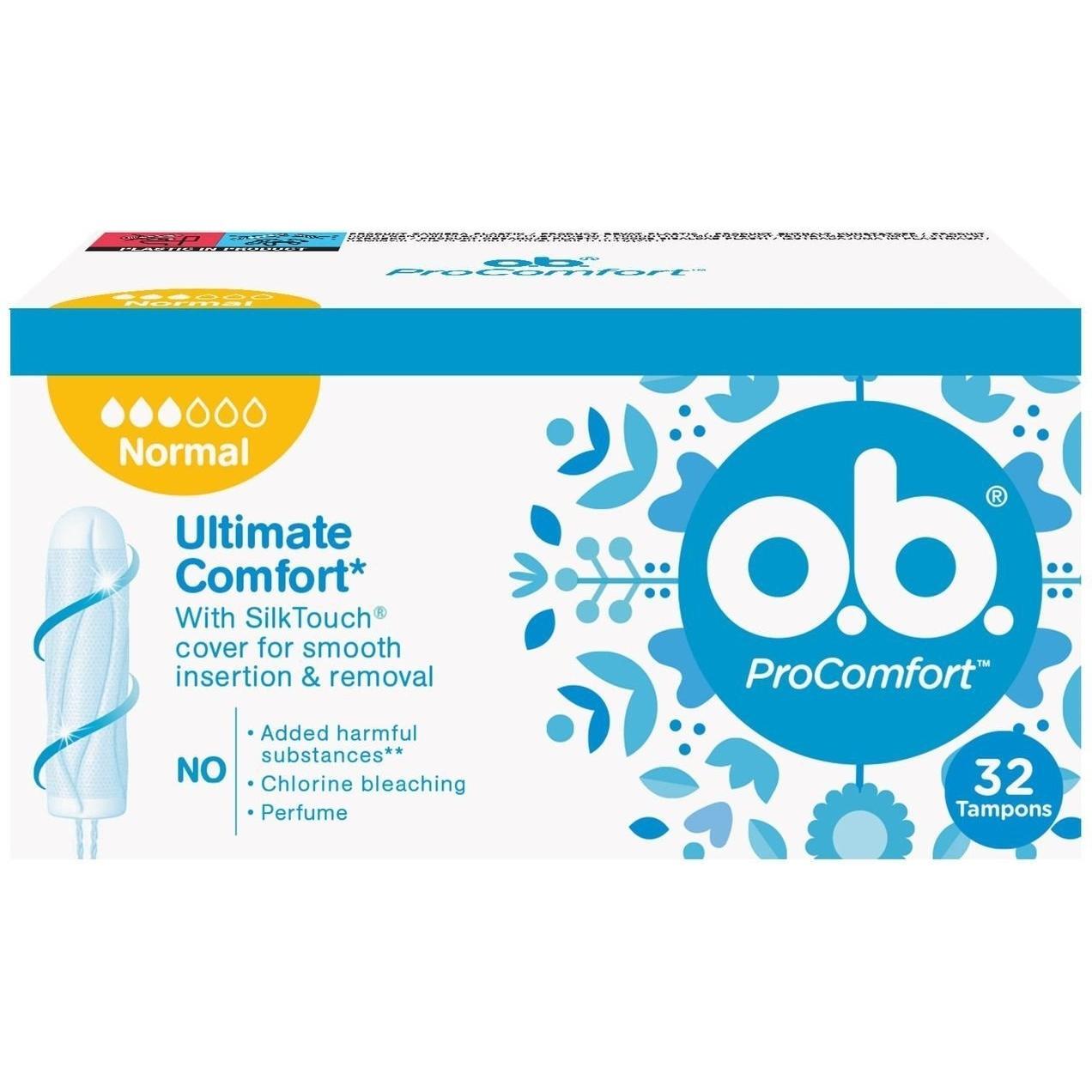 Тампони о.b. ProComfort Normal 32 штфото1