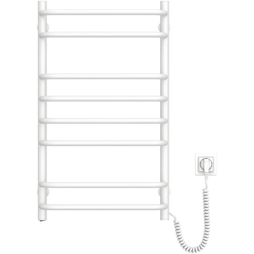 Рушникосушка Navin електрична Симфонія, 800х480х150мм, кнопка, сталь, білий, праве підключення (12-009030-4880)фото1