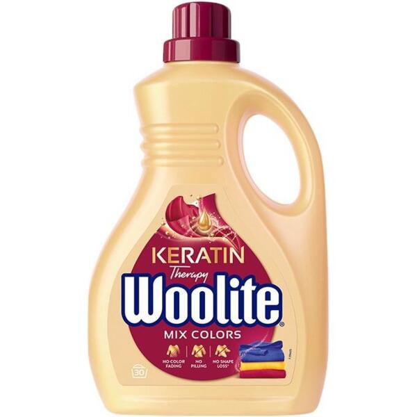 Гель для стирки Woolite для цветных тканей с кератином 1.8 л