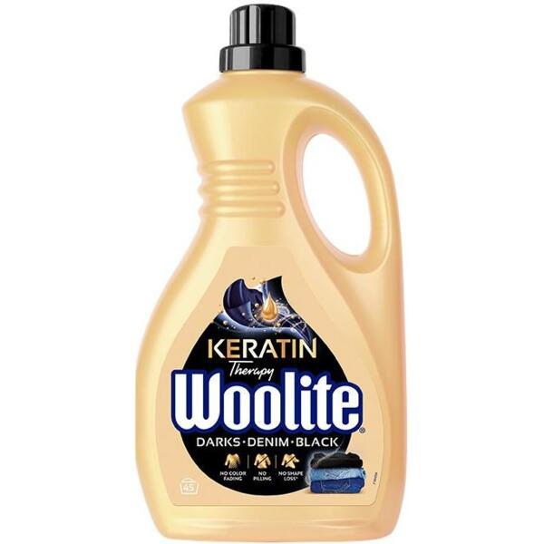 Гель для стирки Woolite для черных и джинсовых тканей с кератином 2.7 л