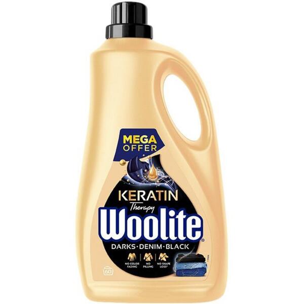Гель для стирки Woolite для черных и джинсовых тканей с кератином 3.6 л