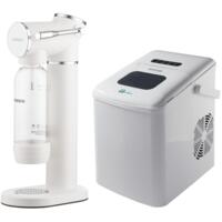 Комплект Льдогенератор Gorenje IMD1200W + Сифон для газирования воды Ardesto G7 SMW-02W