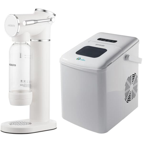 

Комплект Льдогенератор Gorenje IMD1200W + Сифон для газирования воды Ardesto G7 SMW-02W