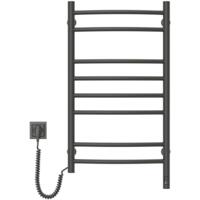 Полотенцесушитель Navin электрический Камелия, 800х480х105мм, таймер-регулятор, сталь, черный, лев подкл (12-20713-4880