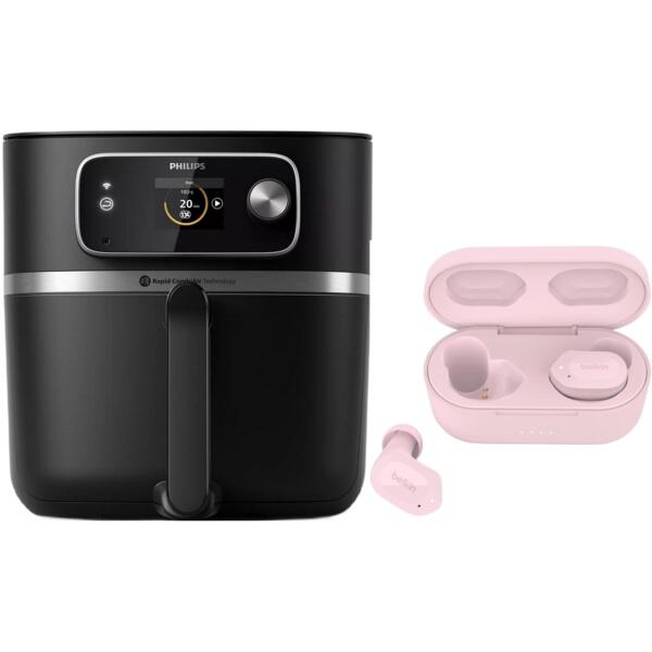 

Комплект Мультипечь Philips Combi XXL Connected HD9880/90 + Наушники Belkin Soundform Play True Wireless Pink