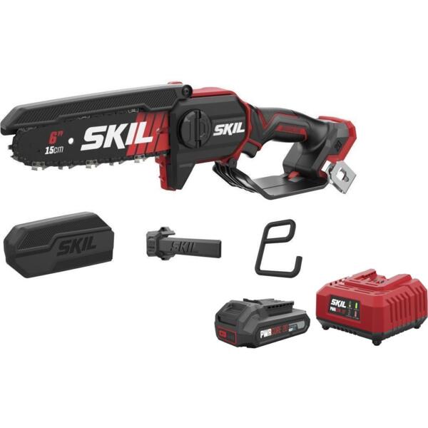 Пила цепная аккумуляторная SKIL 0512 CA, 20В, 1х2.5А·ч (GS1E0512CA+BC1E3110AA)