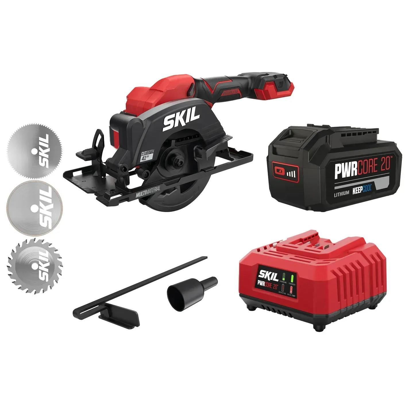 Пила дискова акумуляторна SKIL 3540 CA Compact 20В 1х5А·г (11071600203)фото1