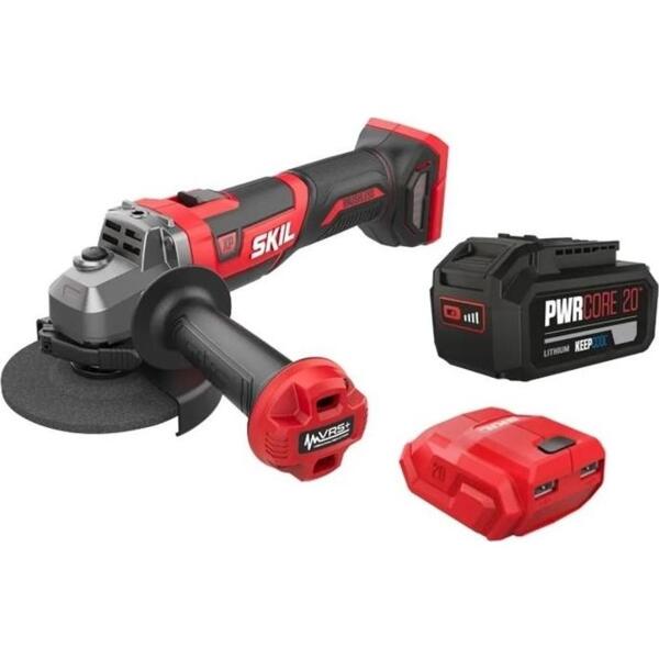 Шлифмашина угловая аккумуляторная SKIL 3930 CB XP 125мм 20В 1х5А·ч (11070600204)