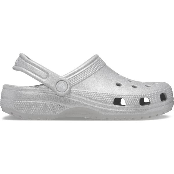 

Кроксы Crocs Classic Glitter Clog 205942-0IC 37-38 (M5/W7) серые