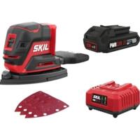 Шлифмашина вибрационная аккумуляторная SKIL 3720 CC Compact 20В, 1х2.5А·ч (SR1E3720CC+BC1E3110AA)