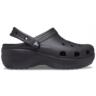 Кроки жіночі Crocs Classic Platform Clog 206750-001 37-38 (W7) чорні
