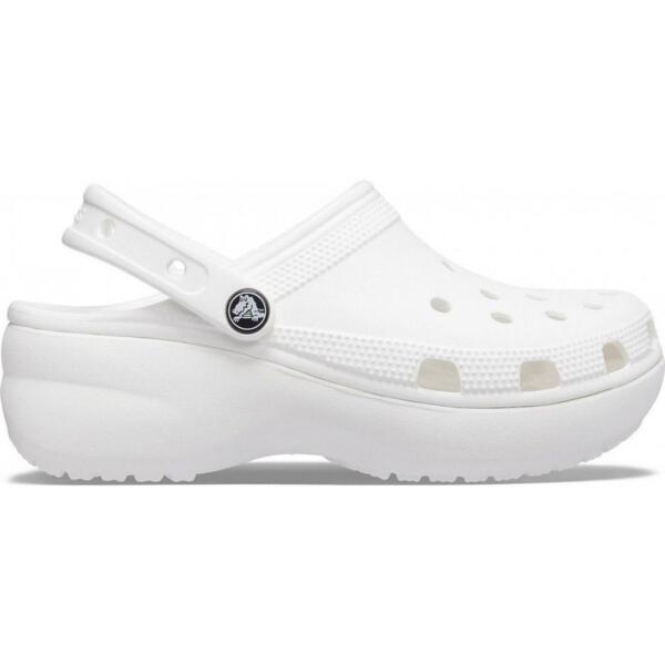 

Кроксы женские Crocs Classic Platform Clog 206750-100 39-40 (W9) белые
