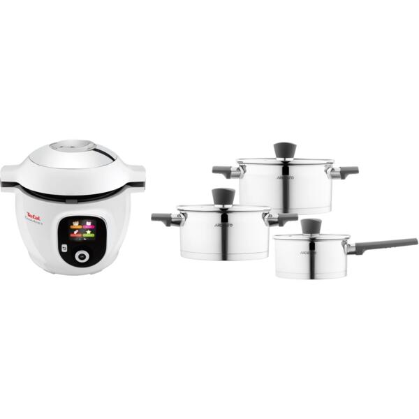 

Комплект Мультиварка-скороварка Tefal CY851130 + Набор посуды Ardesto AR3606G