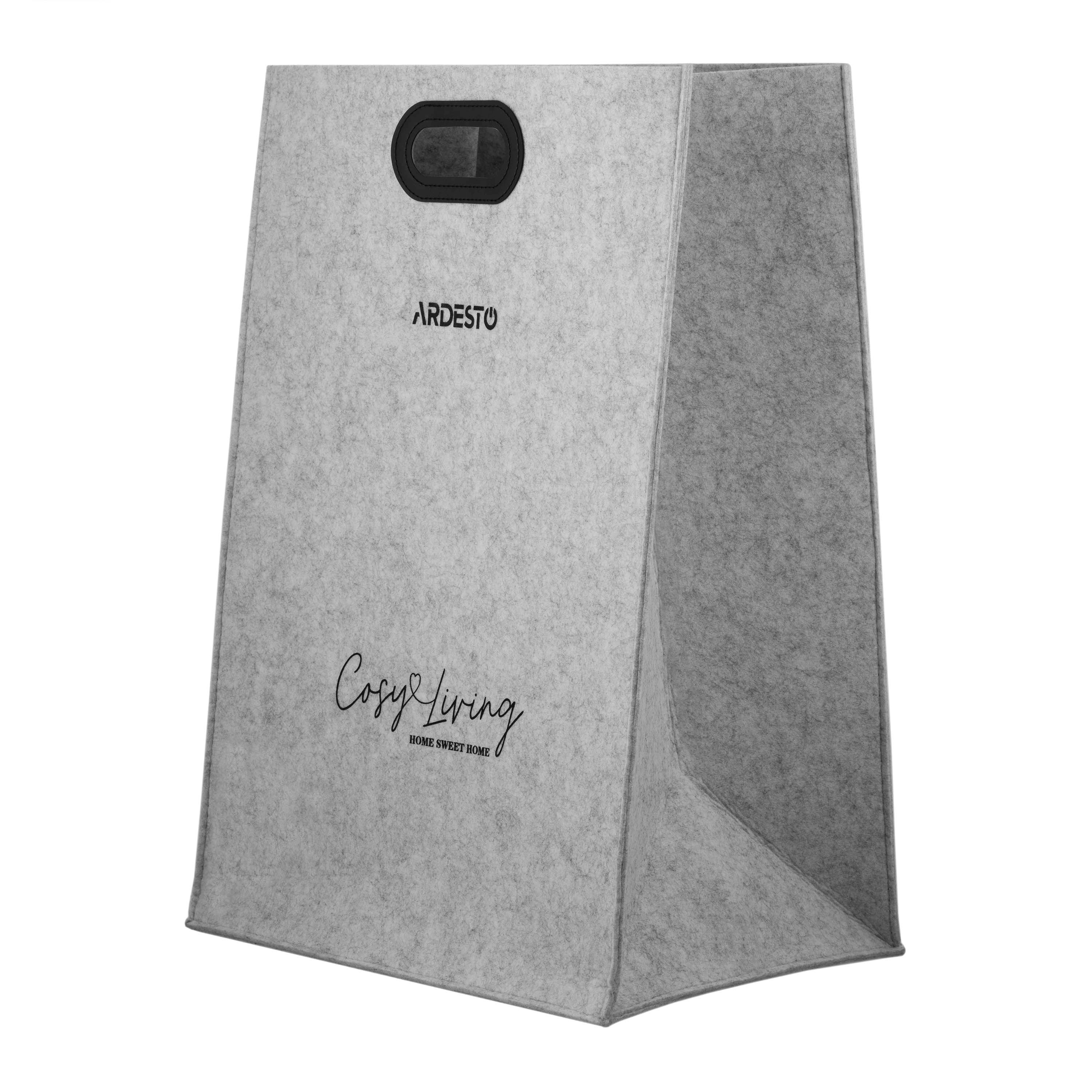 Корзина ARDESTO Prestigio 40х30х60см серая фото 1