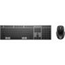 Комплект клавіатура та миша НР 720 Multi-Device Rechargeable, BT, EN/UK, Black (9T5A9AA)