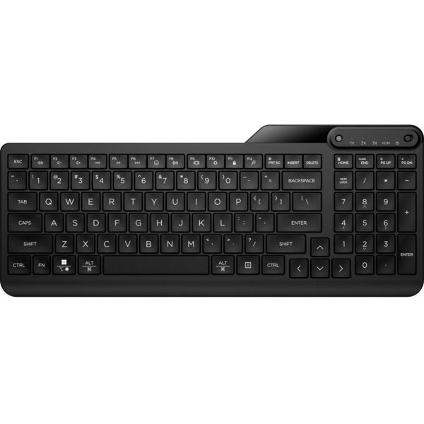 

Клавиатура мембранная HP 460 Multi-Device 102key, BT, EN/UK, Black (7N7B8AA)