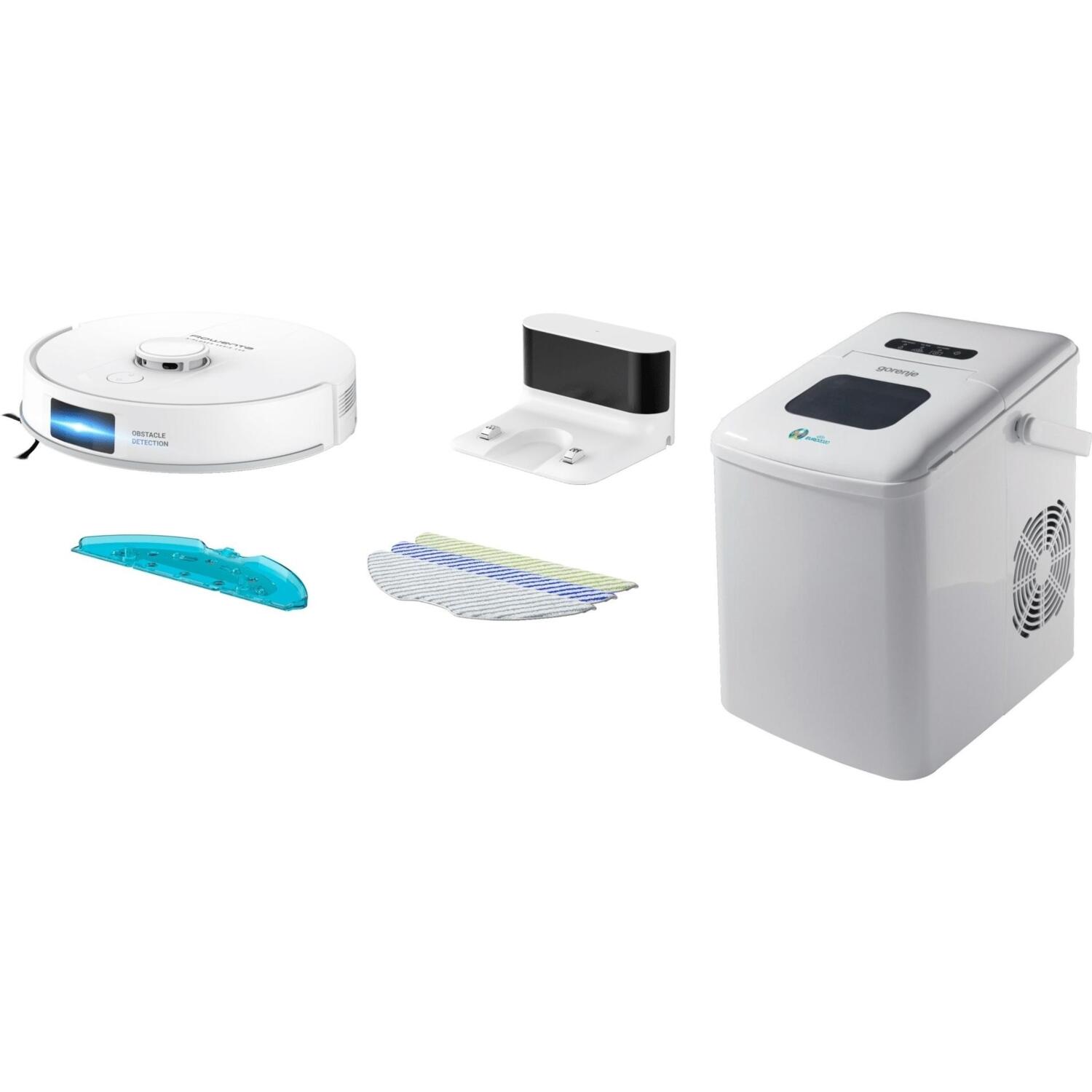Комплект Робот-пылесос Rowenta RR9177WH + Льдогенератор Gorenje IMD1200W фото