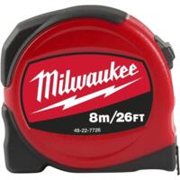 Рулетка Milwaukee Slimline S8-26/25, 8м, 25мм (48227726)