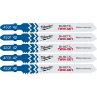 Полотно пиляльне для електролобзика Milwaukee T123XF Bi-Metal , 5шт (4932430142)
