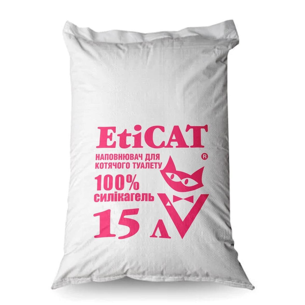 Наполнитель Eti Cat силикагелевый 15 л фото 1