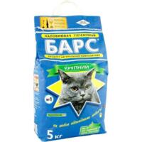 Наполнитель бентонитовый Барс №1 крупный 2,5-5 мм без ароматизатора 5 кг