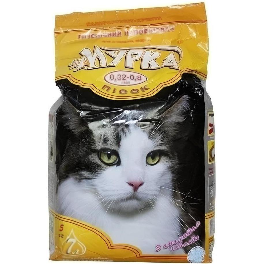 Наполнитель Мурка песок 0,32-0,8 мм 5 кг фото 