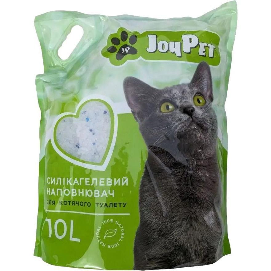 Наповнювач для котячих туалетів JoyPet, силікагелевий 10л/4,2кгфото1