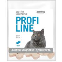 Витамины Provet ProfiLine для кошек Биотин комплекс для шерсти 10 табл